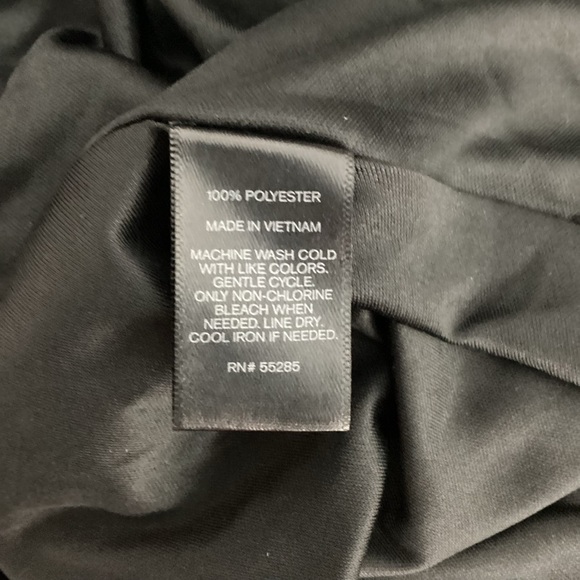 Express Floral Print Fit & Flare Mini Dress Black Multicolor Size 4 - Picture 7 of 7